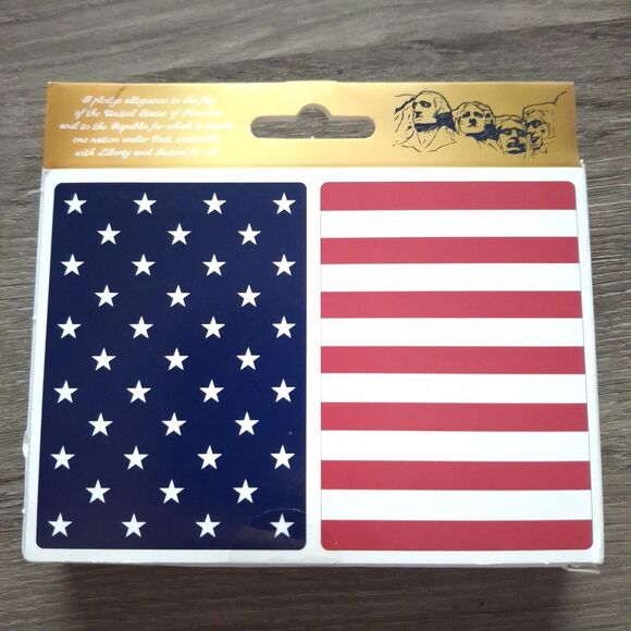 2 Deck Pk  Patriot Playing Card Co Premium American Flag Patriotic Stars Stripes - Picture 2 of 10